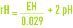 Formula: Oxidation-reduction - oxisation rH index