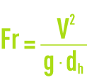 Formula: Settling tank structure - Froude number