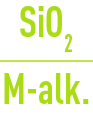 Formula: Treating make-up water - minimum M-alk.